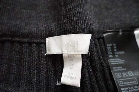 Mäkké vrúbkované úplet. nohavice h&m, h&m,m