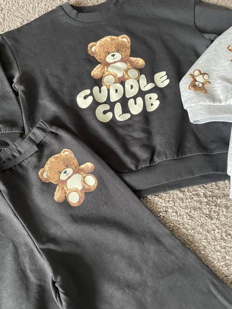 Teplákove súpravky s medvedíkom, h&m,98