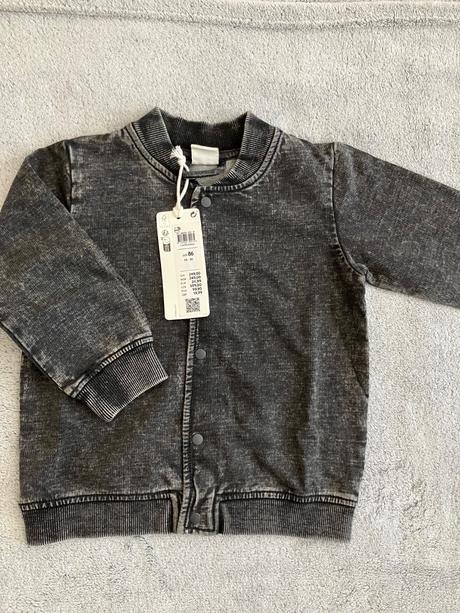 Súprava bunda a legíny s imitáciou rifloviny veľ.8, lindex,86