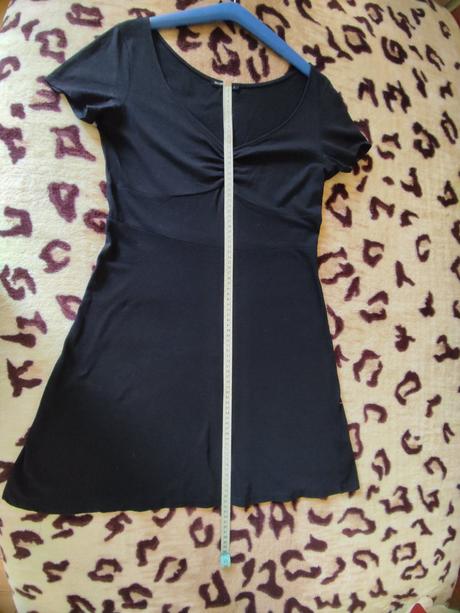 Cierne jednoduche bavlnene saty, calliope, calliope,l