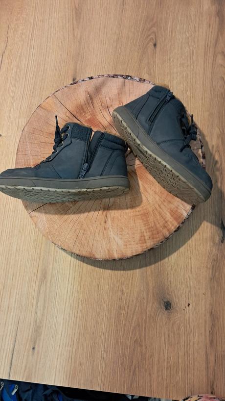 Zimné kožené teplé topánky na zips 22.5 cm, baťa,35