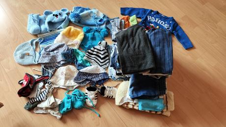 Balík oblečenia pre chlapca 56-74, 50–62