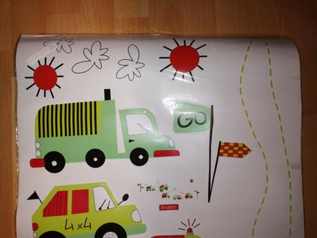 Dekoračná nálepka dopravné prostriedky,