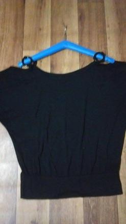 Damske čierne kimono tricko, m