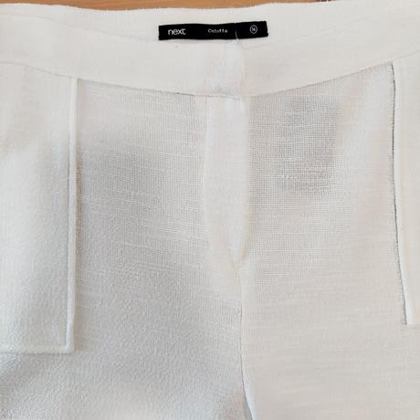 -eleganté cullote trojštvrťové nohavice nextveľ.44, next,l