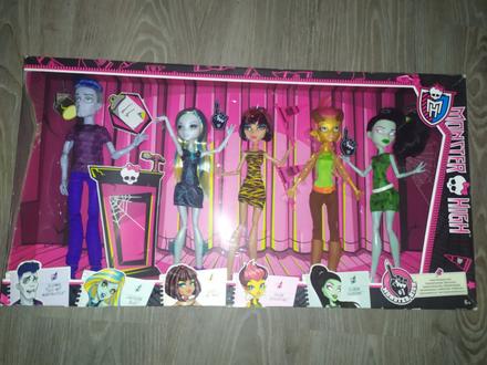 Monster high 5 pack babiky,