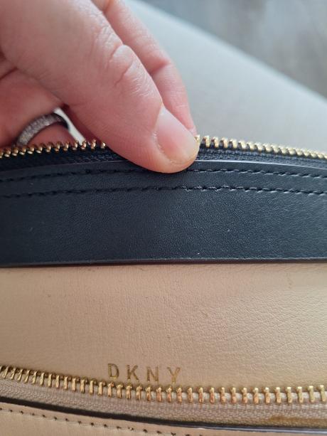 Kožená kabelka dkny, dkny