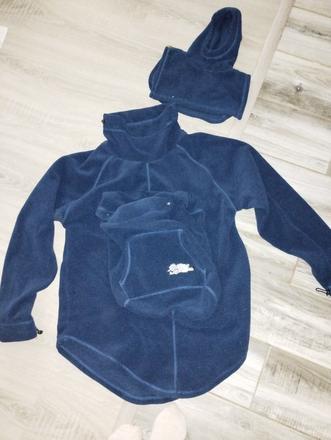 Mikina na nosenie bábätka+kukla, l