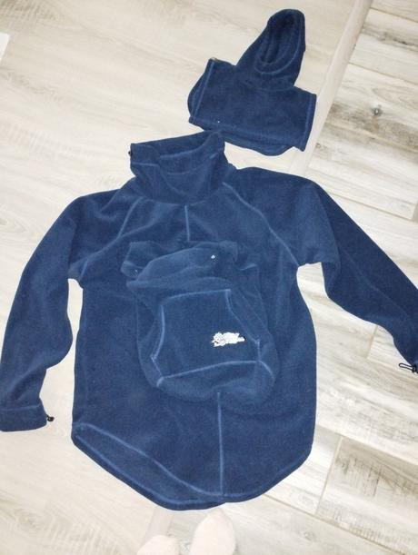 Mikina na nosenie bábätka+kukla, l