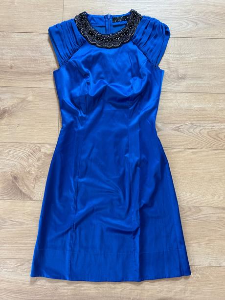 Slávnostné saténové šaty -s, s