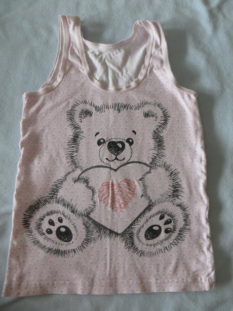 Ružové tielko s medvedíkom, 98
