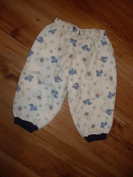 Zateplené podšité nohavice -vek udaný 18 mes., 86