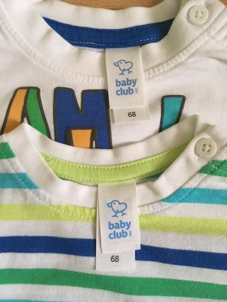 Tričká - 2 ks (veľ.68), baby club,68