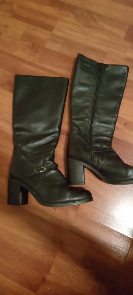 Čižmy kožene 25,5cm, 39