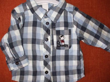 Snoopy košielka, h&m,62