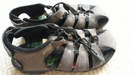 Kožené sandalky, ecco,32