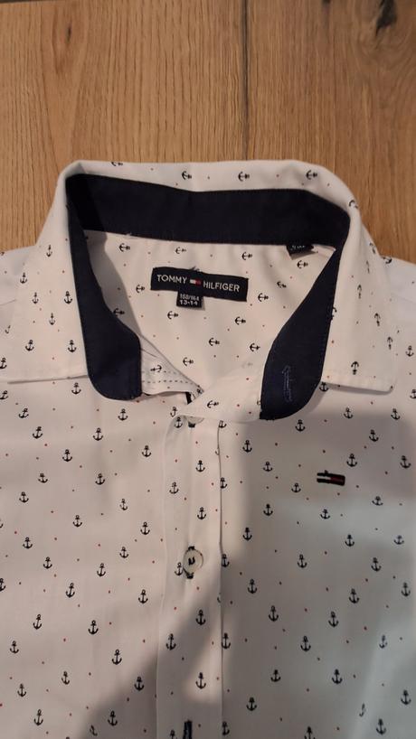 Elegantná košeľa s kotvami 158/164 2 v1, tommy hilfiger,152