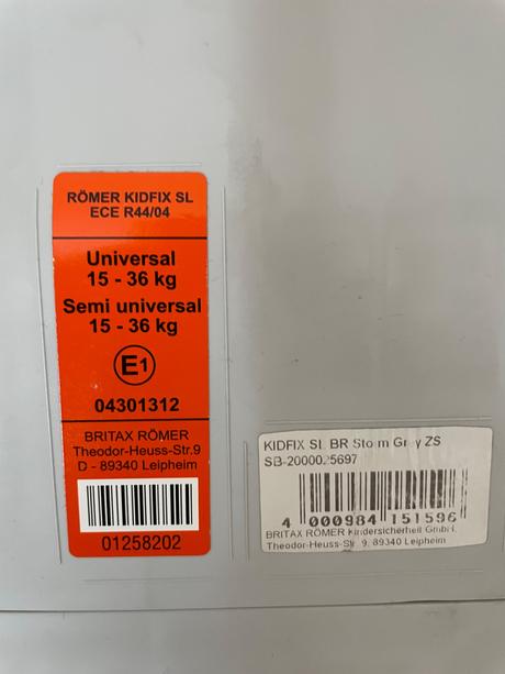 Britax romer kidfix sl, britax