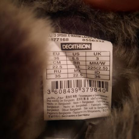 Snehule, decathlon,36