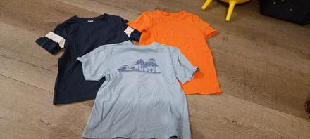 Tričká krátky rukáv na doma k obj, 134