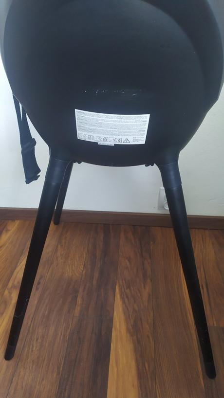 Jedálenská stolička kinderkraft fini 2v1 black, kinderkraft