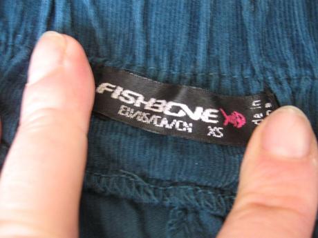 Dámska tyrkysová suknička, xs, zn. fishbone, fishbone,xs