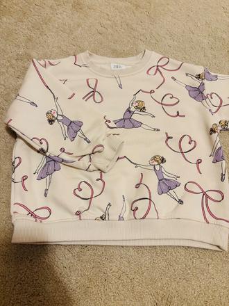 Zara dievcensky set - leginy a mikinka, zara,110