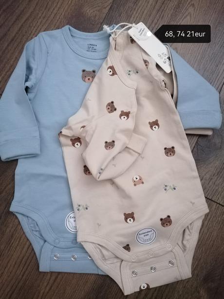 Lindex rastuce body 68, lindex,68 / 74 / 80 / 86