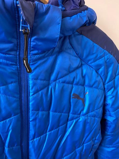 Chlapčenská modrá zimná bunda puma 164, puma,164