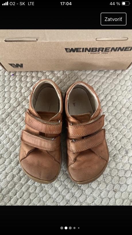 Celoročne kožené topánky weinbrenner, baťa,28
