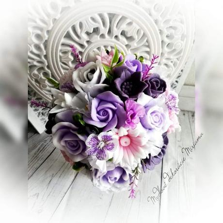 Voňavé mydlové kytice,