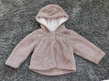 Huňatá mikina-kabát č.74-80, 80