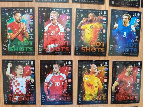 Euro 2024 kartičky topps match attax - tin limited, 