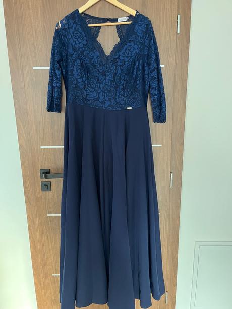 Spoločenské šaty na ples/svadbu s čipkou, xl