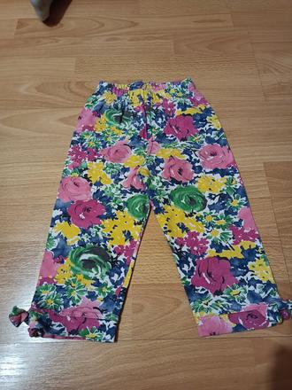 Dievčenské trištvrťove nohavice, 122