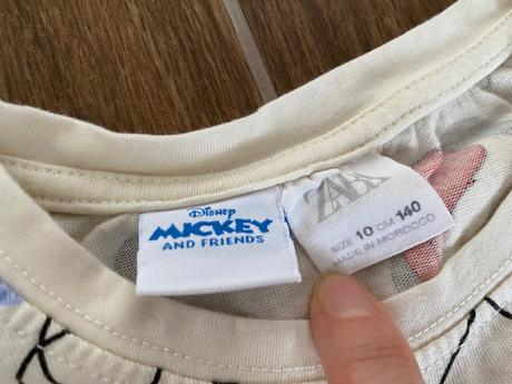 Tricko mickey mouse, zara,140