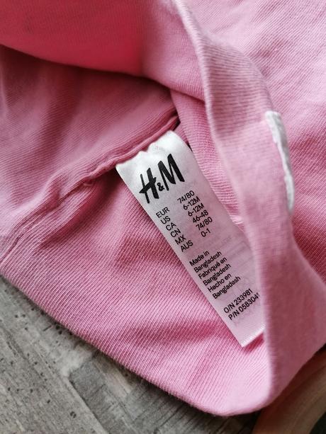 Čiapka ružová, h&m,74