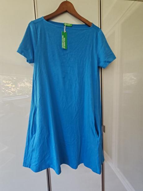 Tričkové šaty, benetton,m