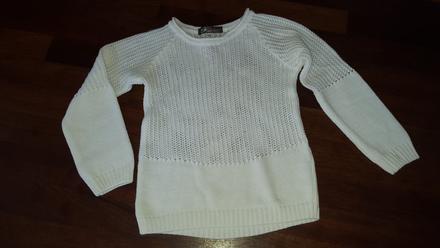 Dievčenský pletetený sveter style by eko, 116