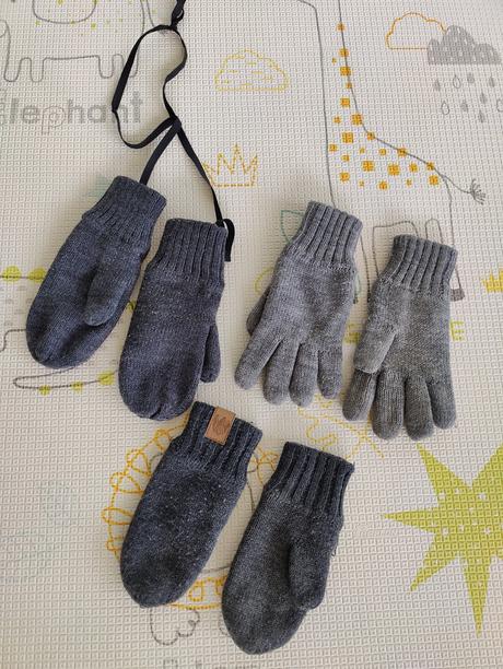 H&m sada čiapka, nákrčník, rukavice, h&m,110