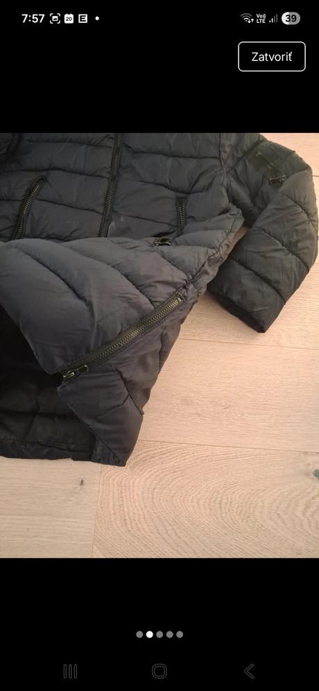 Presivana jarná bunda predlzena, zara,128