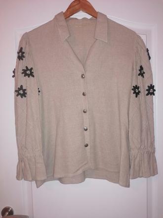 Ľanové sako, c&a,xl