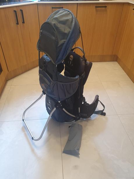 Turistický nosič corazon panda modrý, 