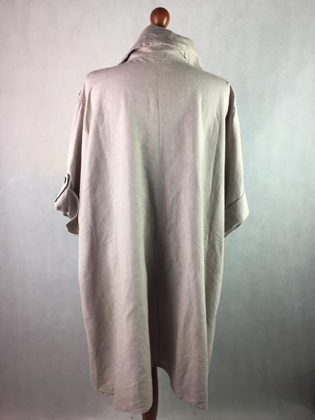 Kvalitný ľanový kardigan, xl