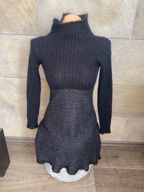 Mohérové luxusne šaty s, s