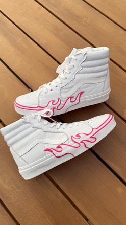Sk8-hi flame vans 37, vans,37