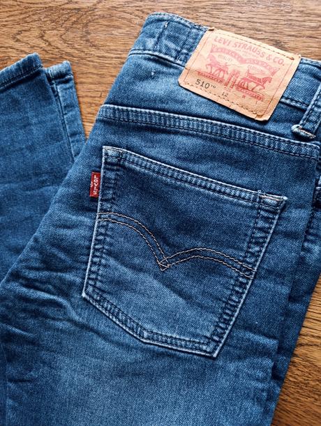 Levis jemné strečové chlapčenské rifle, levis,158