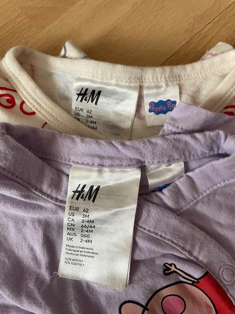 Letne overalove pyzamka, h&m,62