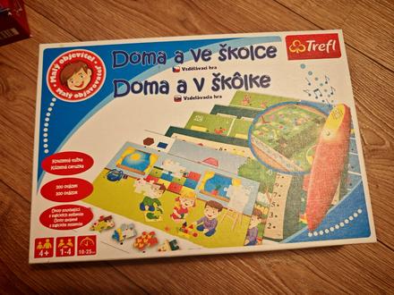 Hra - doma a v škôlke, 