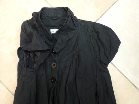 Moto kabátik, trenčkot s krátkym rukávom, 42